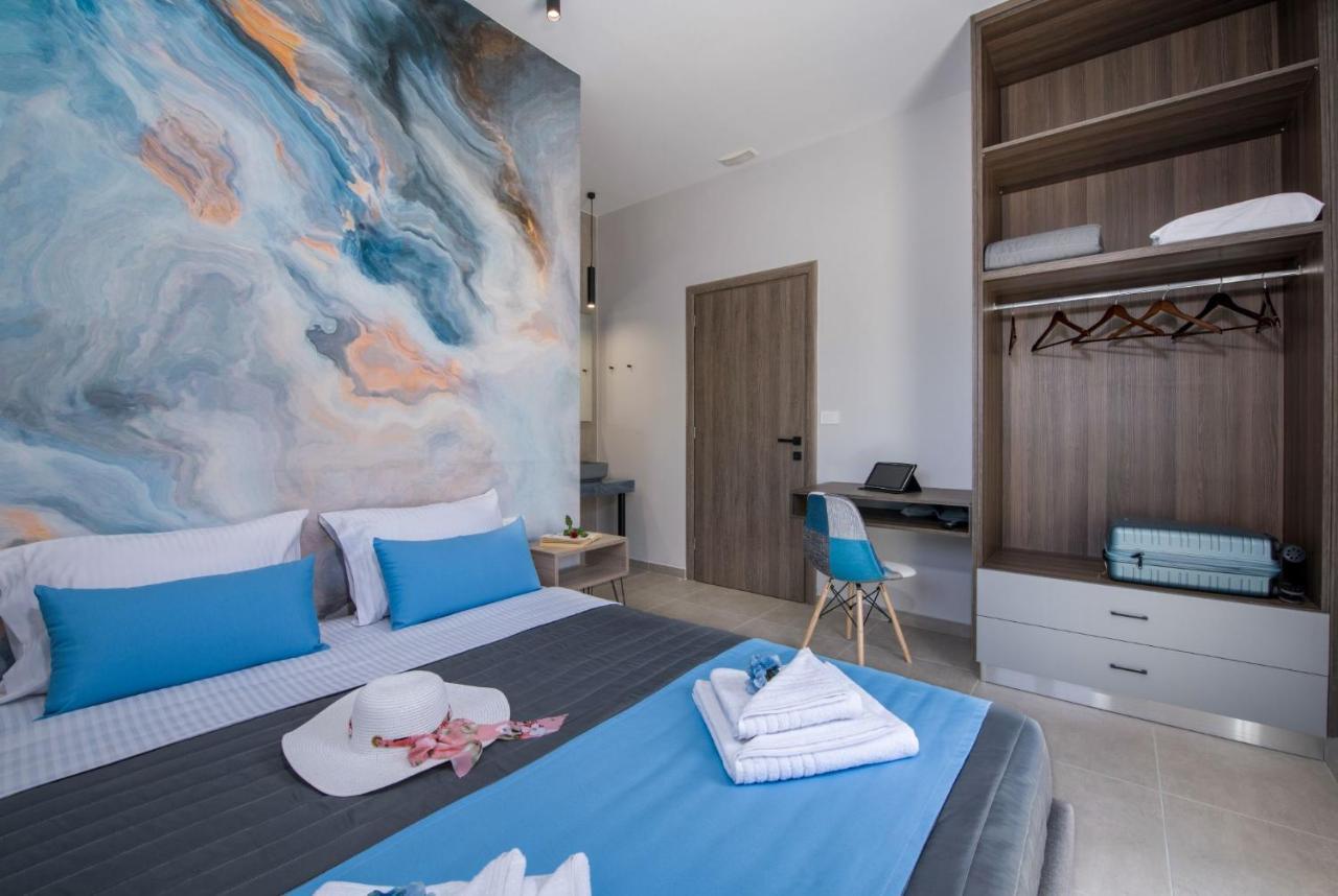 Luxury Villa Eva-Mari With Jacuzzi, 50M From The Beach Сталос Экстерьер фото
