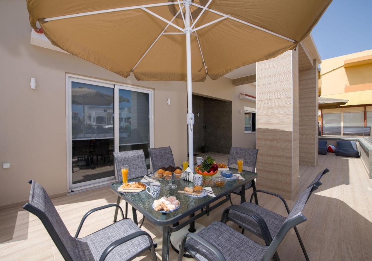 Luxury Villa Eva-Mari With Jacuzzi, 50M From The Beach Сталос Экстерьер фото